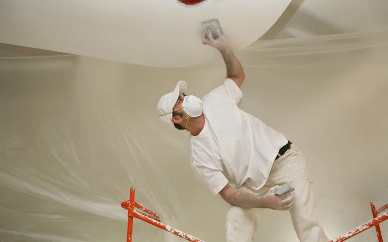 ceiling drywall work
